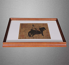 马关书画装裱配框服务案例